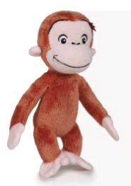 (Mis 3) GEORGE LA SCIMMIETTA (CURIOSO COME GEORGE) Peluche 25cm…x6